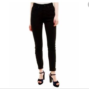 One teaspoon black denim scallywag high waisted
